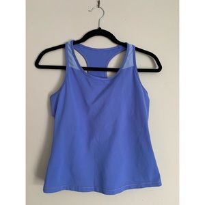 Lululemon racetrack top, built in bra - XS